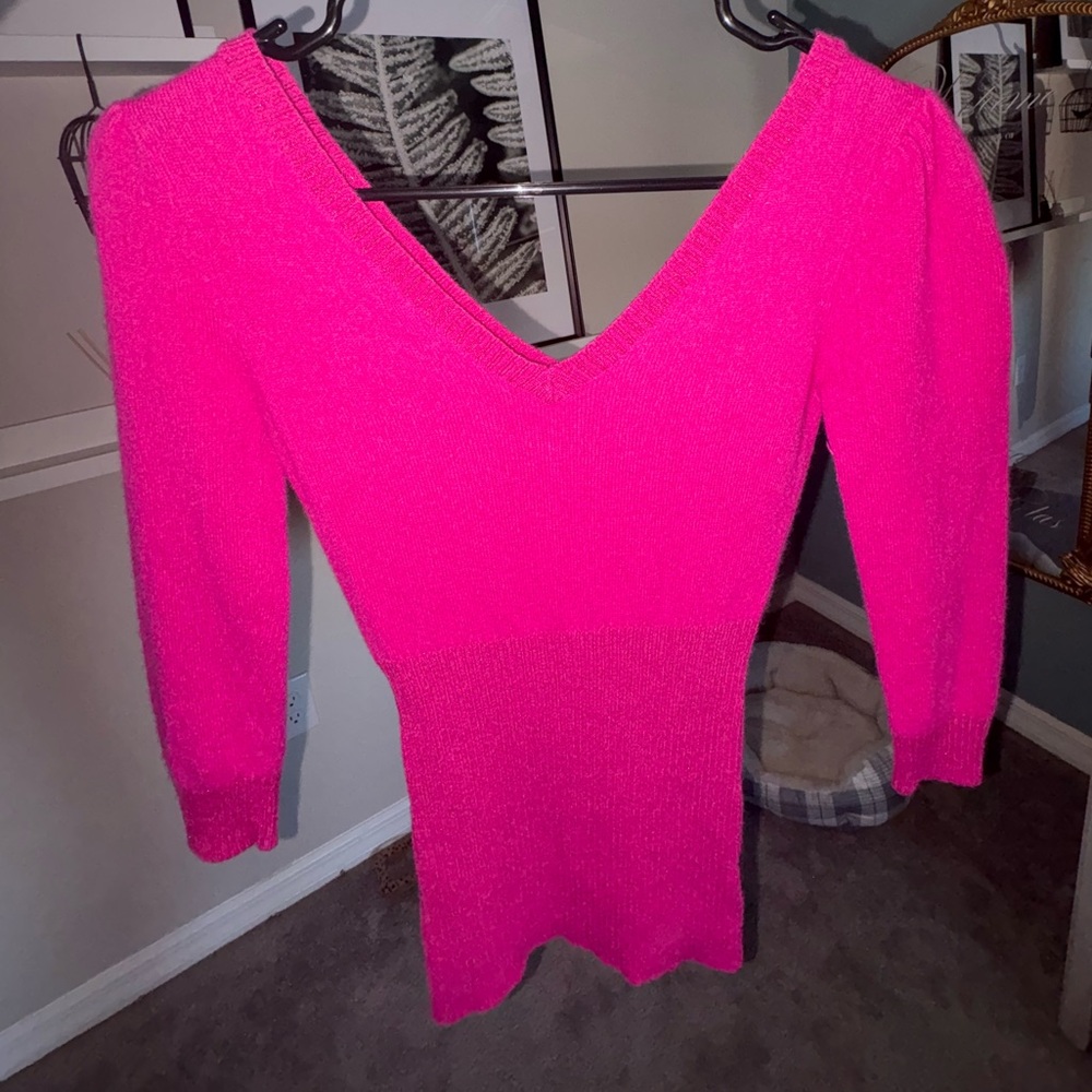 HOT pink BeBe top